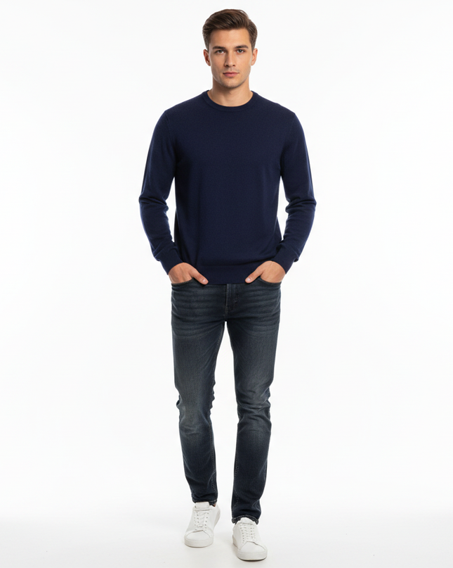 Girocollo 100% lana merino masq