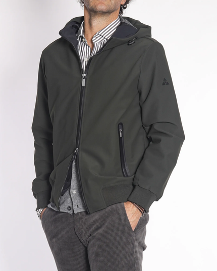 HESKIMO Giubbino tech bomber con cappuccio