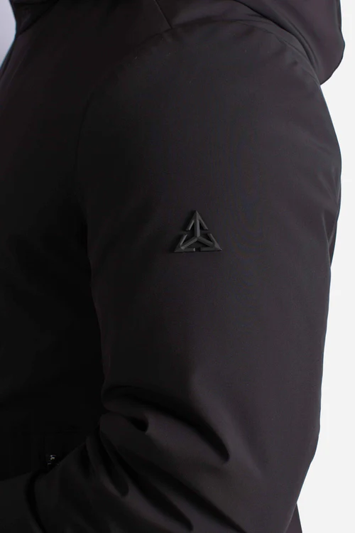 HESKIMO Giubbotto softshell nero con Imbottitura Sorona® con Cappuccio