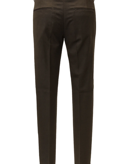 ENTRE AMIS Pantalone in flanella tasca america slimfit capri