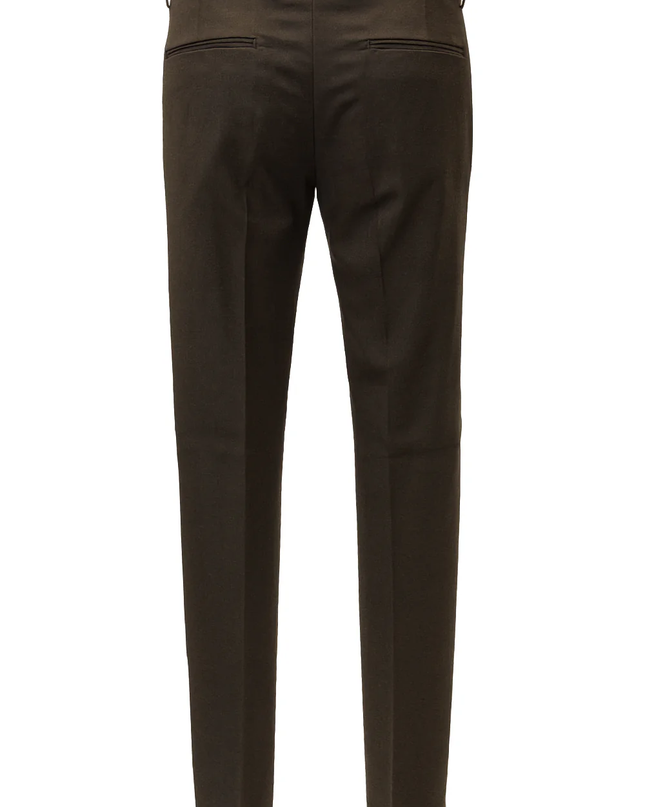 ENTRE AMIS Pantalone in flanella tasca america slimfit capri