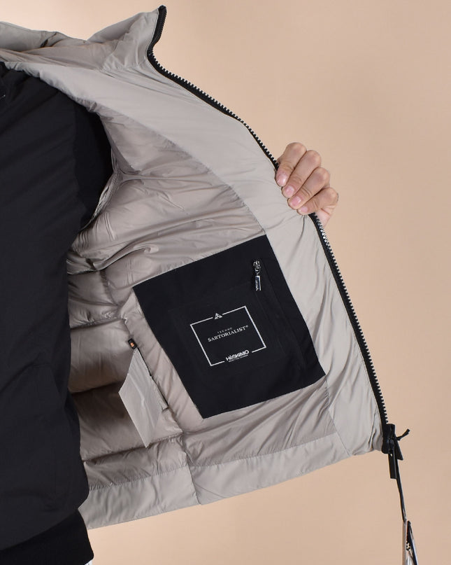 HESKIMO Giubbotto Piumino puffer bistretch beige