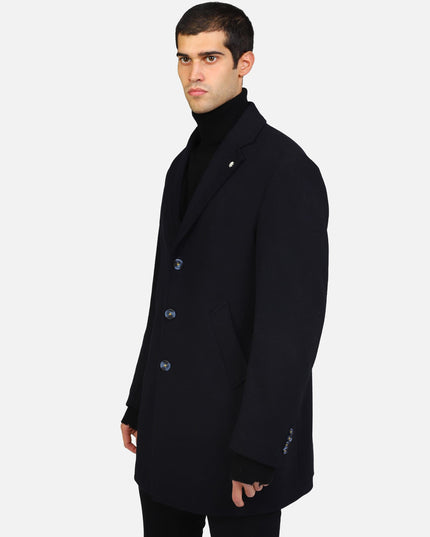 MANUEL RITZ cappotto monopetto misto lana