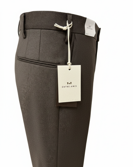 ENTREAMIS pantalone 99 % lana in franella regular