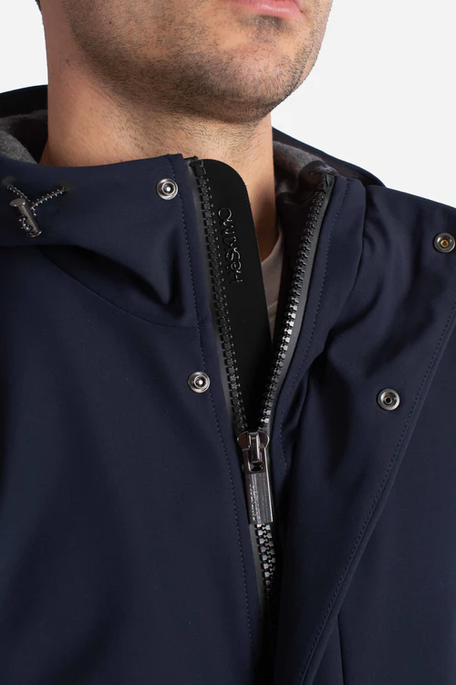 HESKIMO parka tessuto tecnico lungo con cappuccio