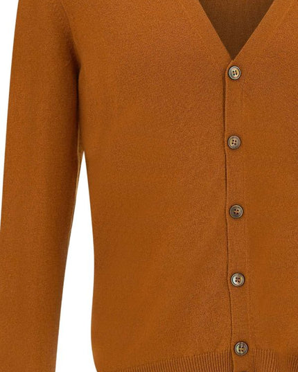 GRANSASSO 1952 cardigan cashmere lana color mattone