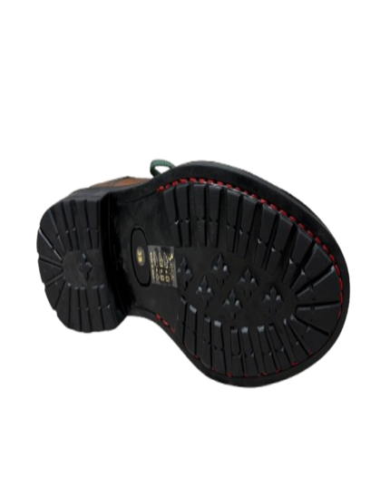 Scarpa uomo stringata testa di moro e nero