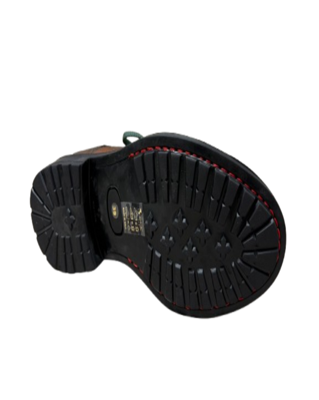 Scarpa uomo stringata testa di moro e nero