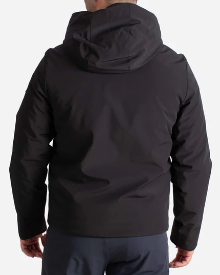 HESKIMO Giubbotto softshell nero con Imbottitura Sorona® con Cappuccio