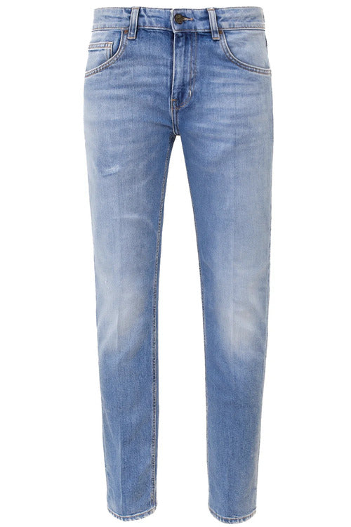 ENTREAMIS denim blue 5tk corto slimfit