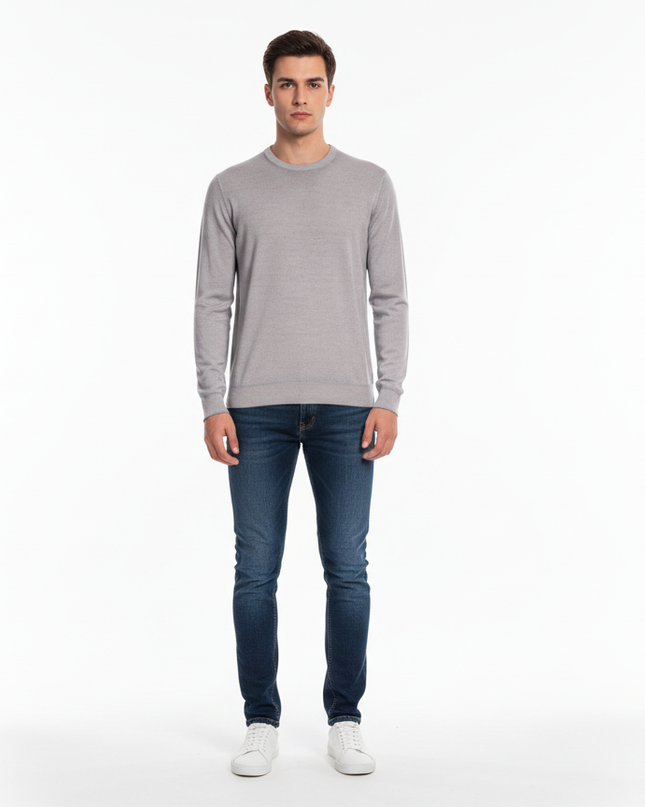 Girocollo 100% lana tinto in capo masq