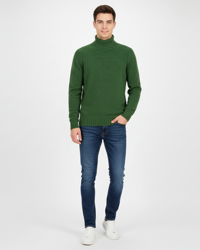 GRANSASSO 1952 maglione dolcevita 70% lana