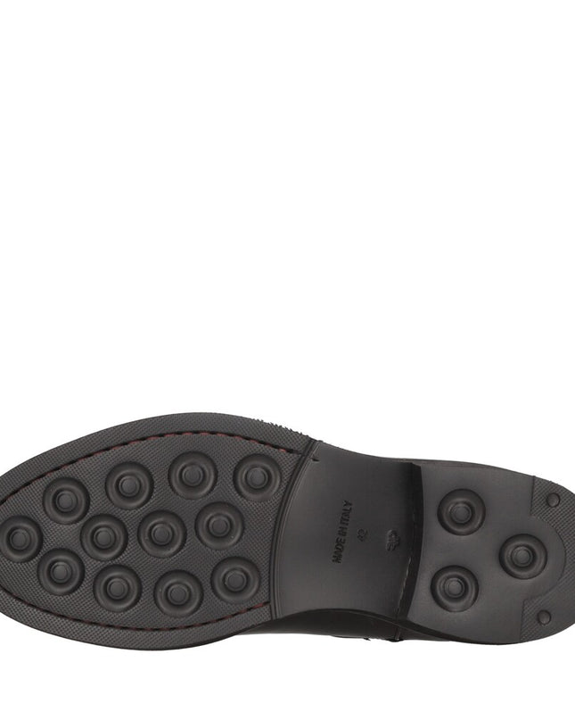 Stivaletto beatles in vitellino nero