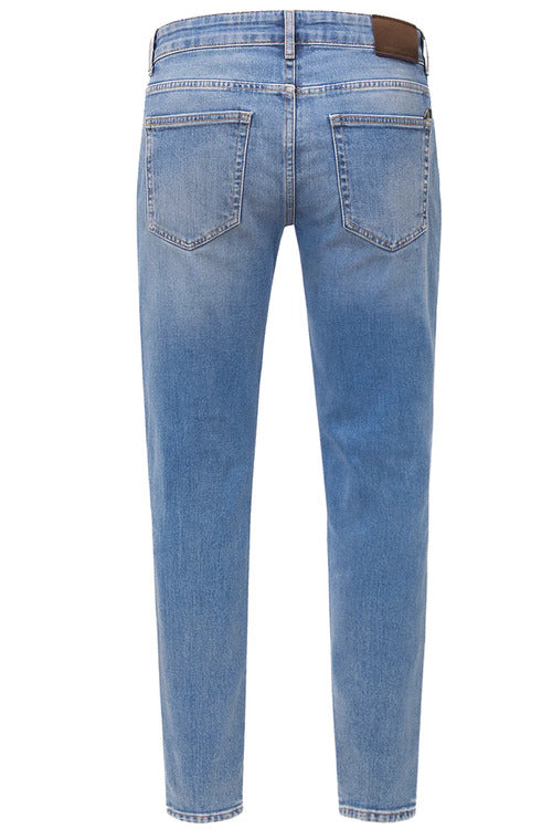 ENTREAMIS denim blue 5tk corto slimfit