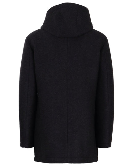 MANUEL RITZ montgomery giaccone in misto lana con cappuccio