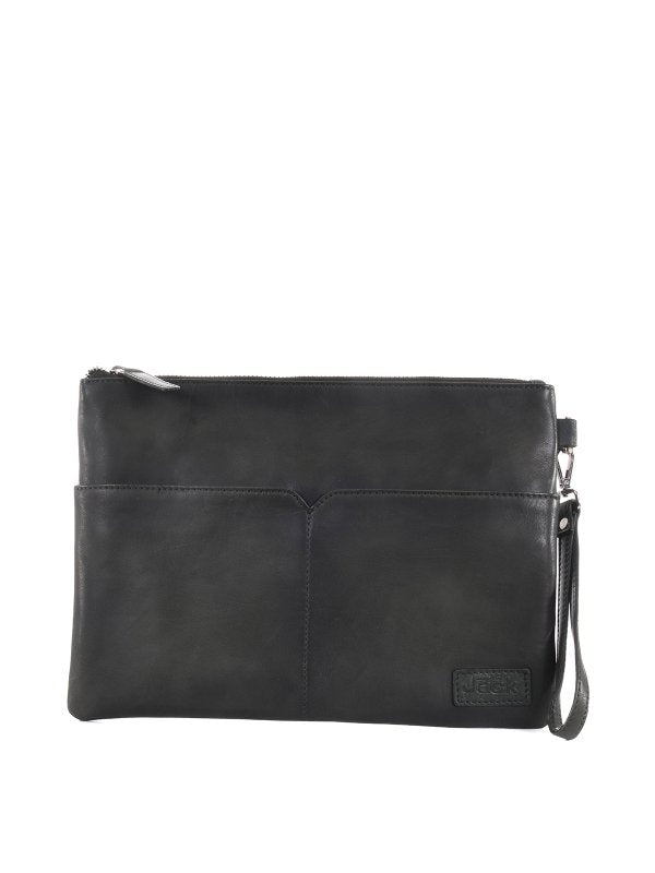 La grande pochette in pelle di vitello Jack