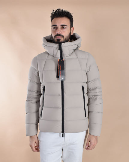 HESKIMO Giubbotto Piumino puffer bistretch beige